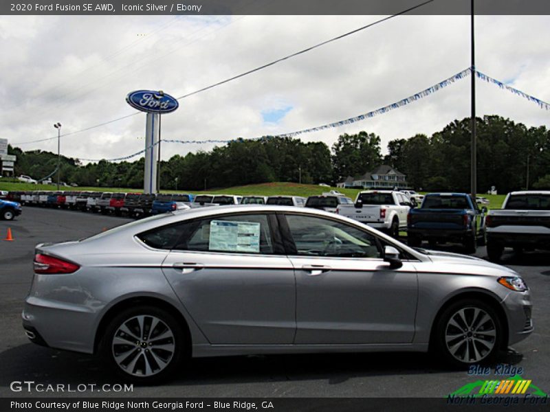 Iconic Silver / Ebony 2020 Ford Fusion SE AWD