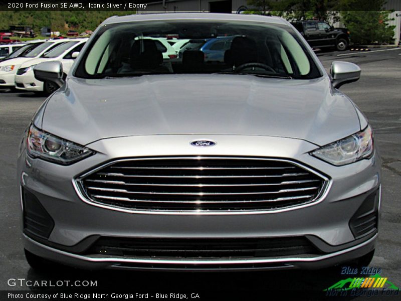 Iconic Silver / Ebony 2020 Ford Fusion SE AWD
