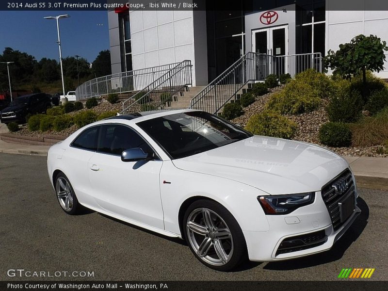 Ibis White / Black 2014 Audi S5 3.0T Premium Plus quattro Coupe