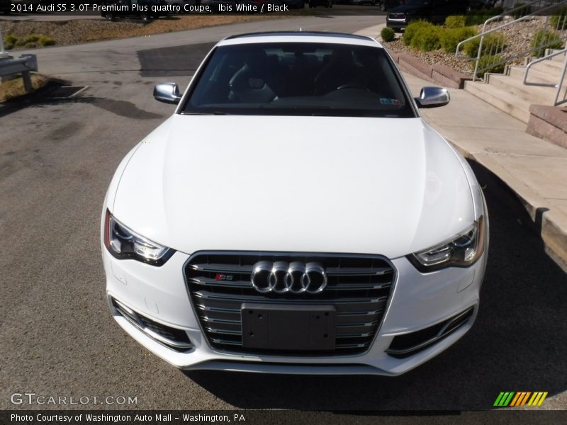 Ibis White / Black 2014 Audi S5 3.0T Premium Plus quattro Coupe