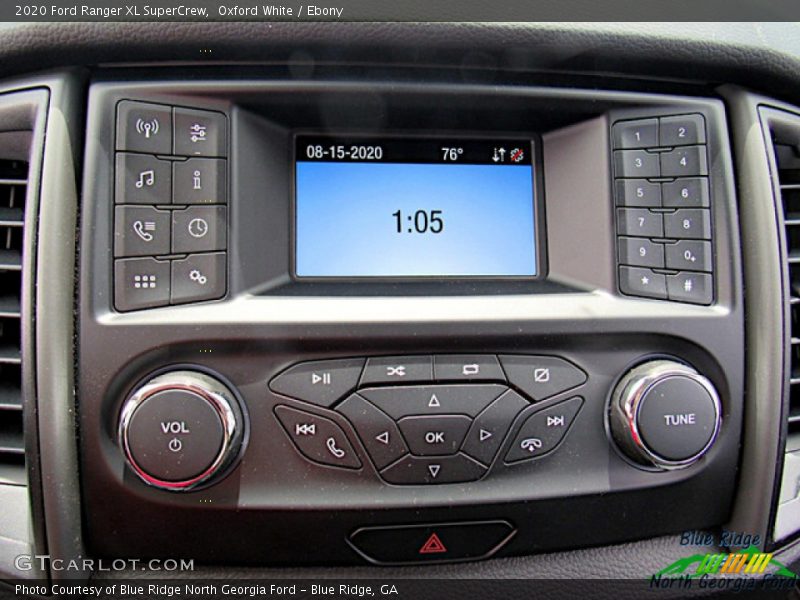 Oxford White / Ebony 2020 Ford Ranger XL SuperCrew