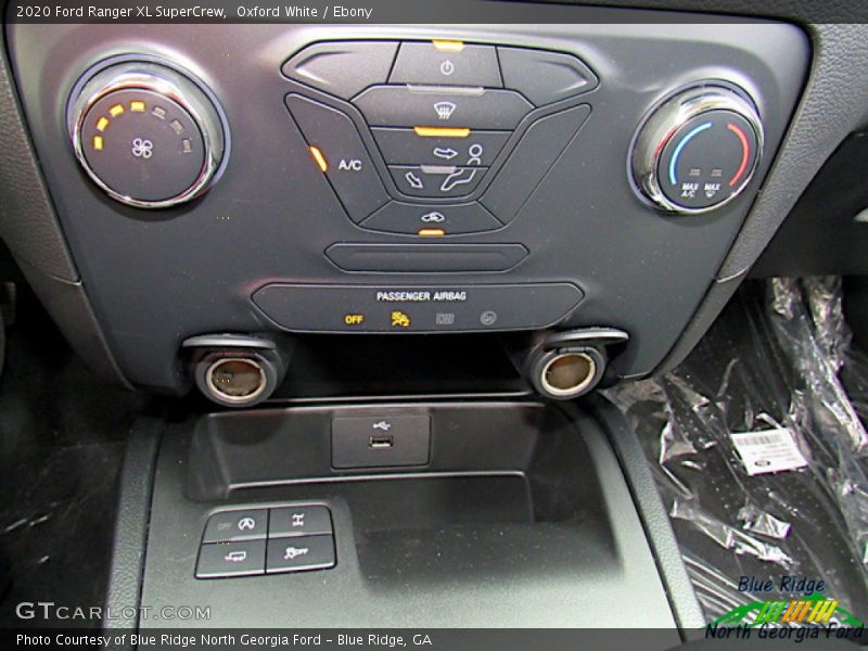 Oxford White / Ebony 2020 Ford Ranger XL SuperCrew