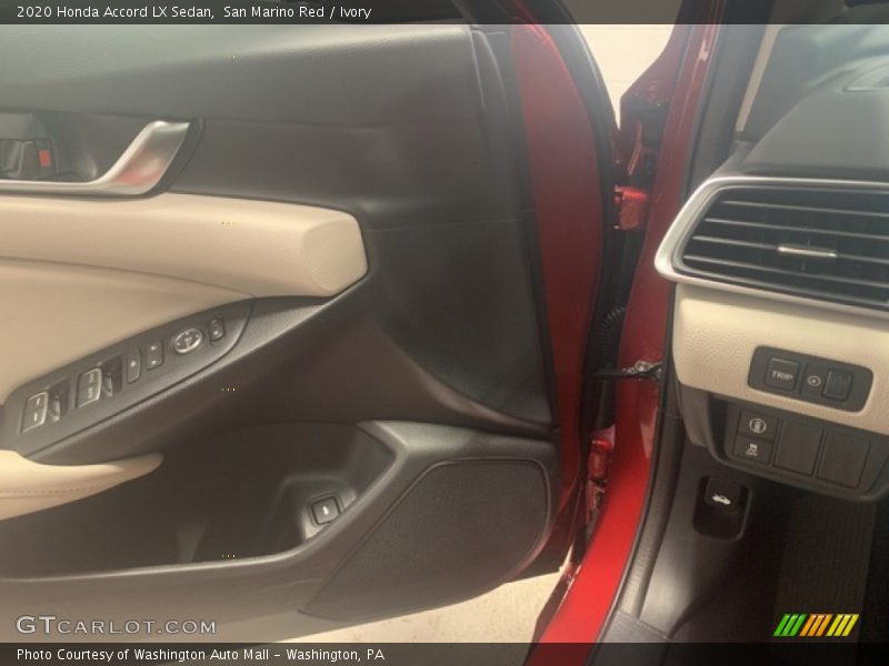 San Marino Red / Ivory 2020 Honda Accord LX Sedan