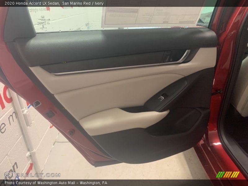 San Marino Red / Ivory 2020 Honda Accord LX Sedan