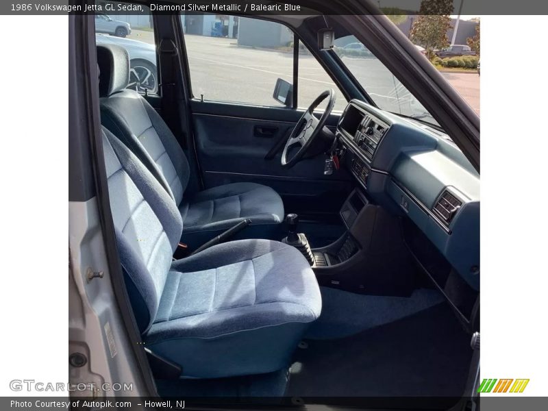 Front Seat of 1986 Jetta GL Sedan
