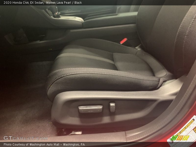 Molten Lava Pearl / Black 2020 Honda Civic EX Sedan