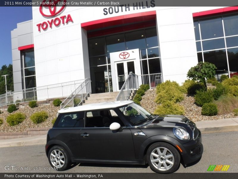 Eclipse Gray Metallic / Carbon Black 2011 Mini Cooper S Hardtop