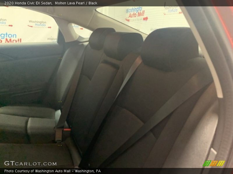 Molten Lava Pearl / Black 2020 Honda Civic EX Sedan