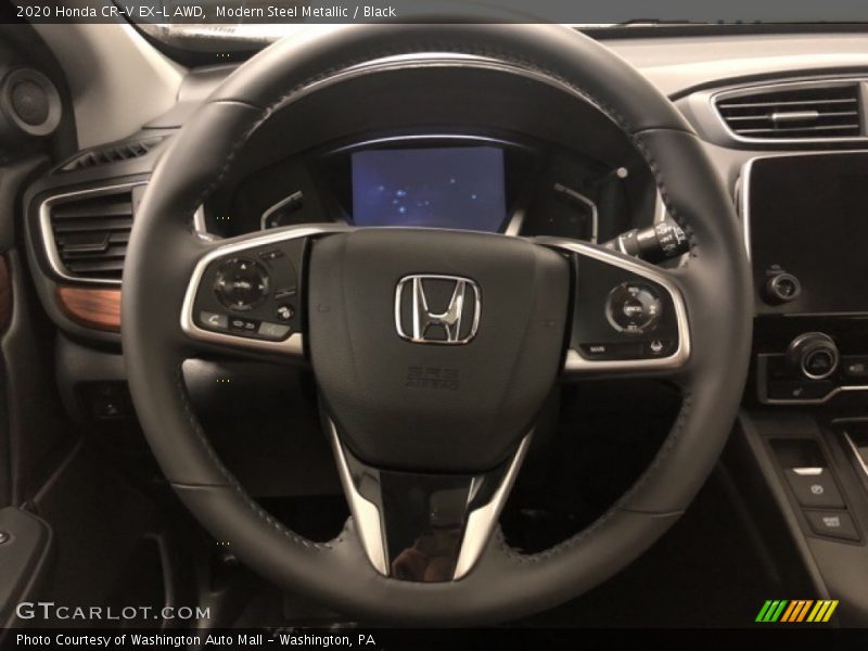 Modern Steel Metallic / Black 2020 Honda CR-V EX-L AWD