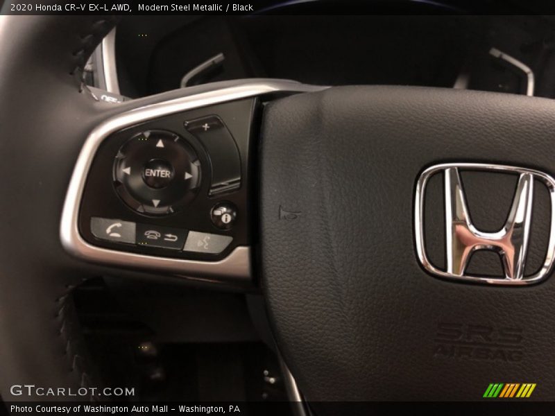 Modern Steel Metallic / Black 2020 Honda CR-V EX-L AWD