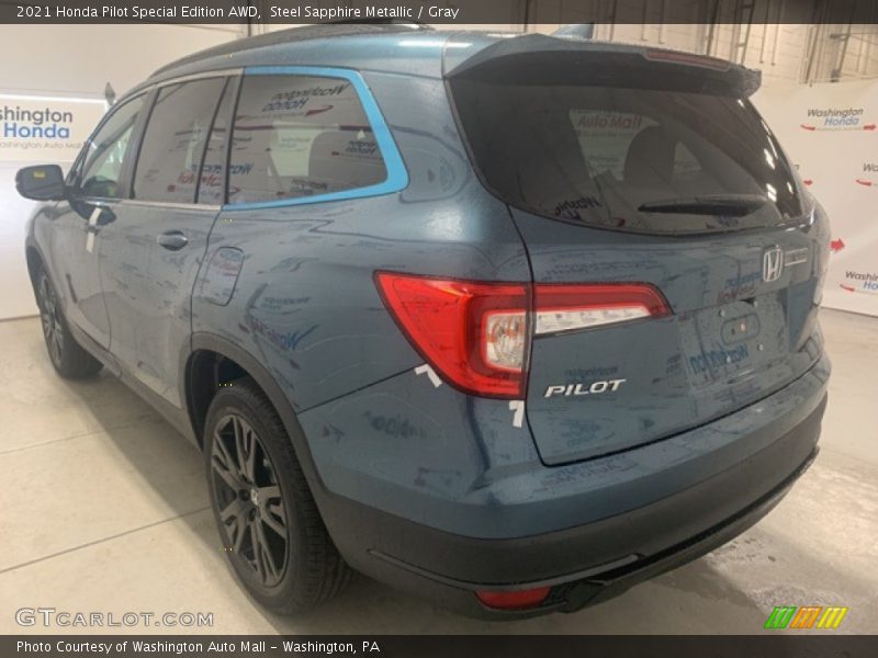 Steel Sapphire Metallic / Gray 2021 Honda Pilot Special Edition AWD