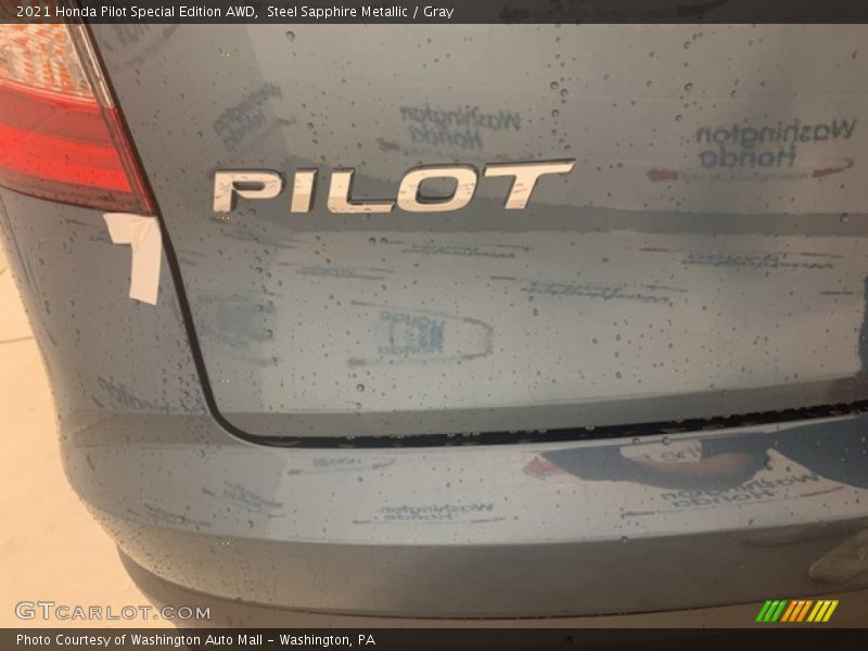 Steel Sapphire Metallic / Gray 2021 Honda Pilot Special Edition AWD