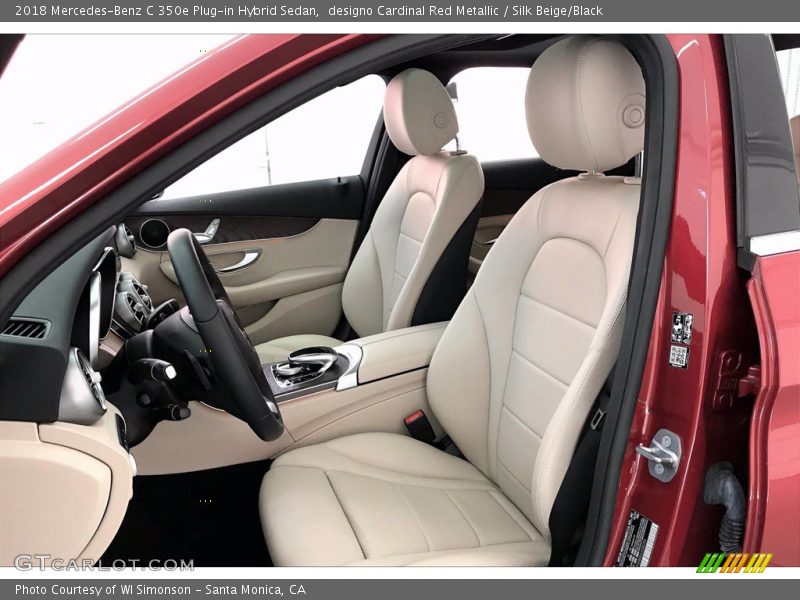 Front Seat of 2018 C 350e Plug-in Hybrid Sedan
