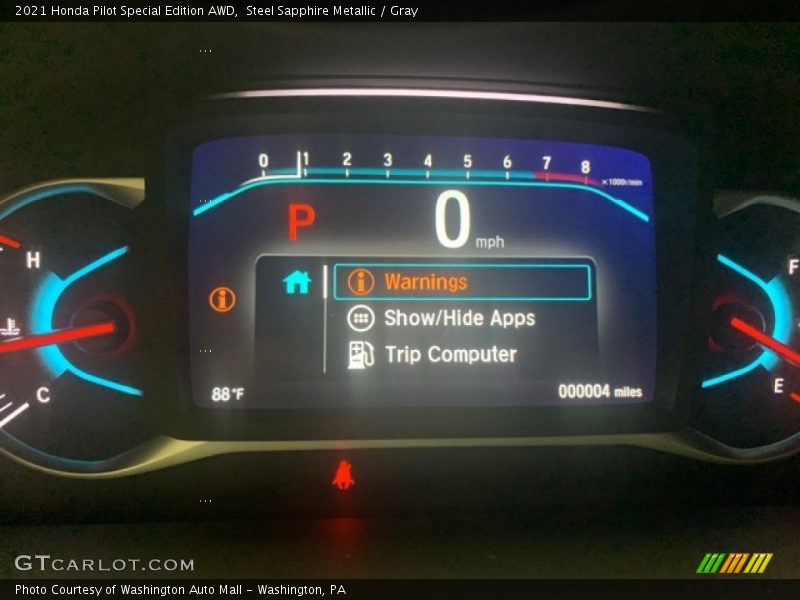 Steel Sapphire Metallic / Gray 2021 Honda Pilot Special Edition AWD