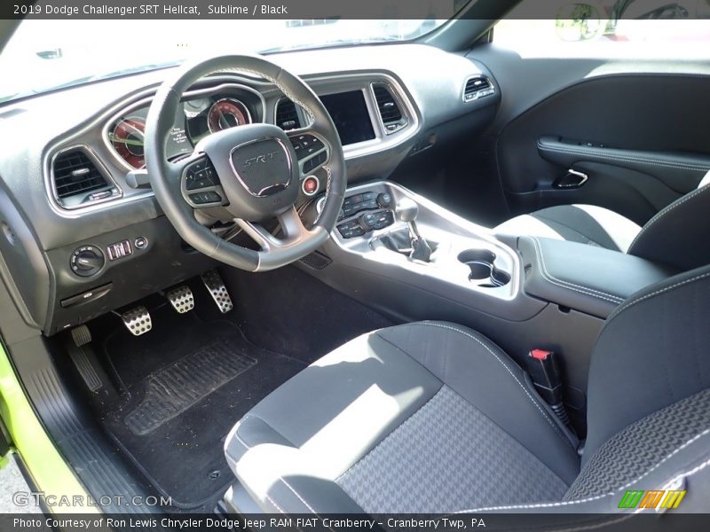  2019 Challenger SRT Hellcat Black Interior