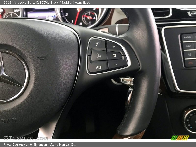 Black / Saddle Brown/Black 2018 Mercedes-Benz GLE 350