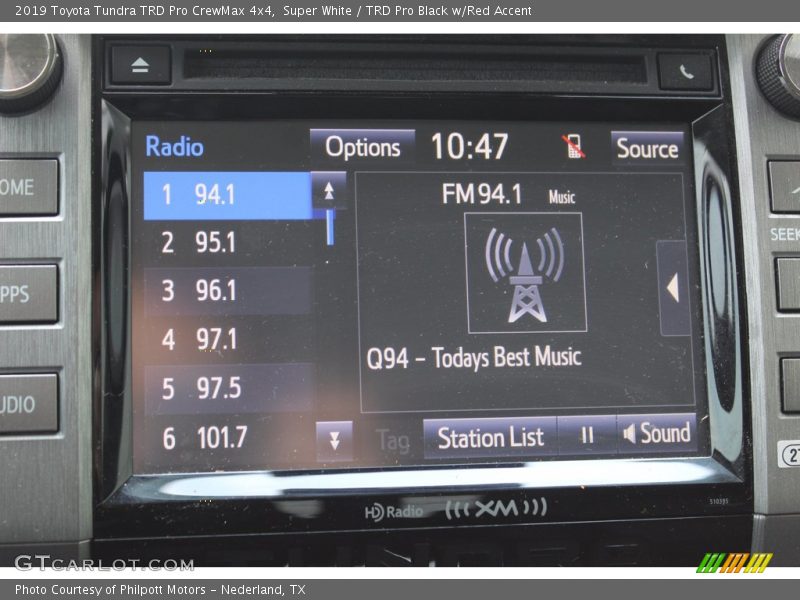Super White / TRD Pro Black w/Red Accent 2019 Toyota Tundra TRD Pro CrewMax 4x4