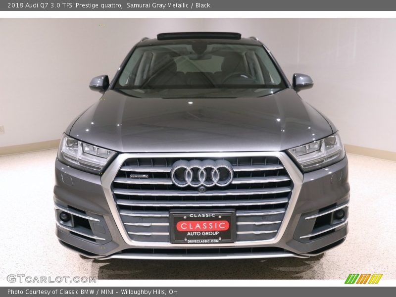 Samurai Gray Metallic / Black 2018 Audi Q7 3.0 TFSI Prestige quattro