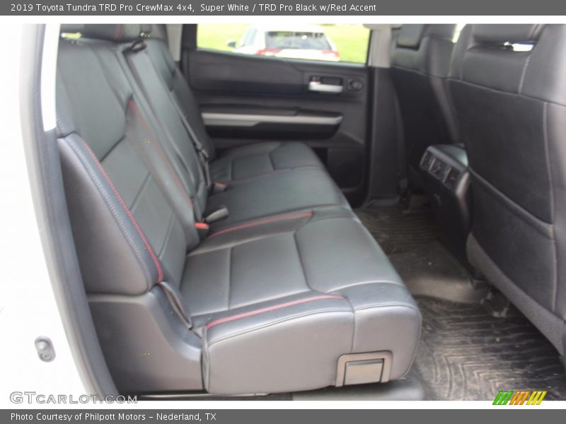 Super White / TRD Pro Black w/Red Accent 2019 Toyota Tundra TRD Pro CrewMax 4x4