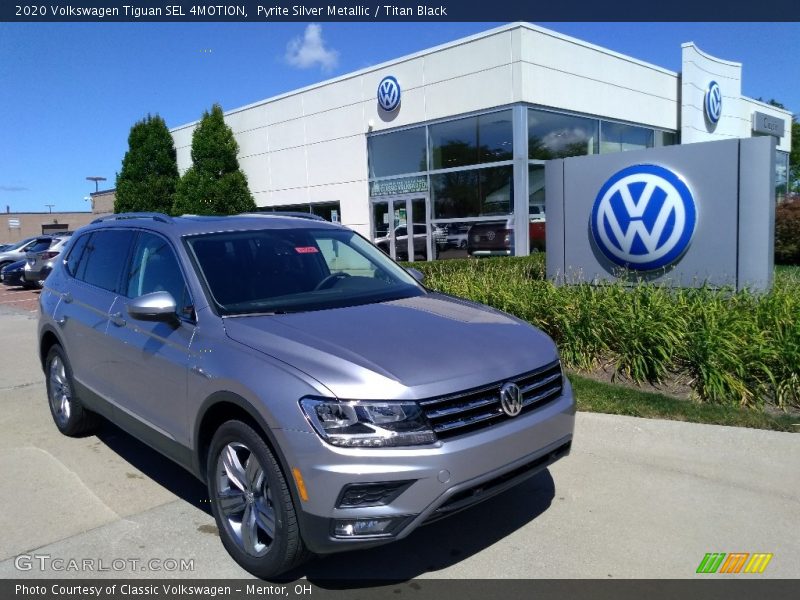 Pyrite Silver Metallic / Titan Black 2020 Volkswagen Tiguan SEL 4MOTION