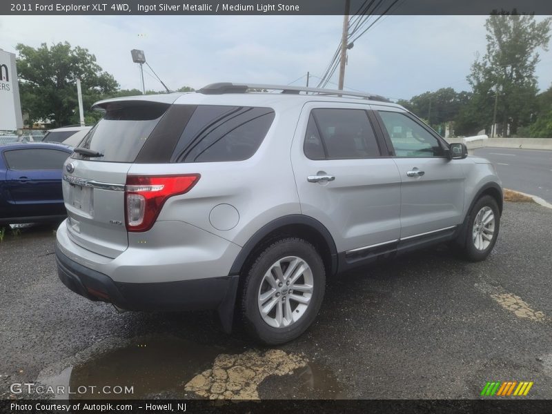 Ingot Silver Metallic / Medium Light Stone 2011 Ford Explorer XLT 4WD