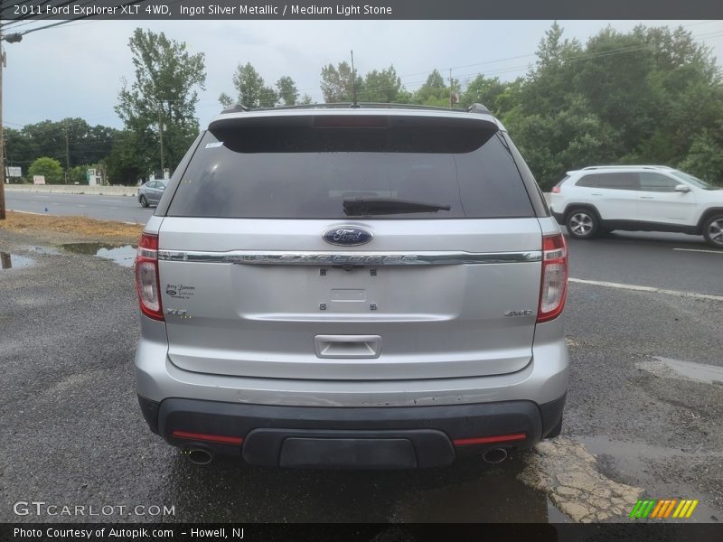 Ingot Silver Metallic / Medium Light Stone 2011 Ford Explorer XLT 4WD