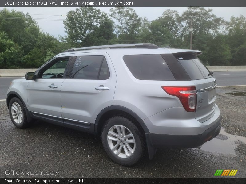 Ingot Silver Metallic / Medium Light Stone 2011 Ford Explorer XLT 4WD