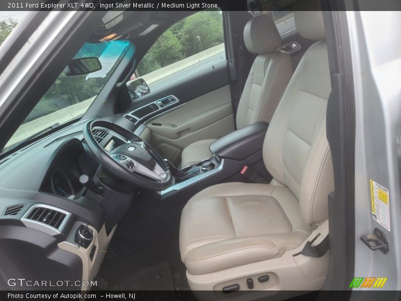 Ingot Silver Metallic / Medium Light Stone 2011 Ford Explorer XLT 4WD