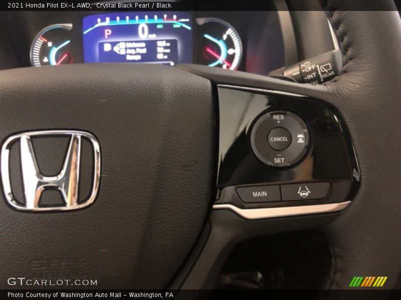 Crystal Black Pearl / Black 2021 Honda Pilot EX-L AWD