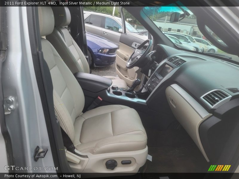 Ingot Silver Metallic / Medium Light Stone 2011 Ford Explorer XLT 4WD
