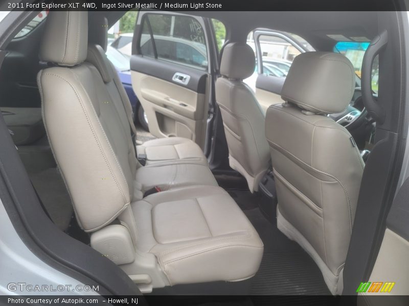 Ingot Silver Metallic / Medium Light Stone 2011 Ford Explorer XLT 4WD