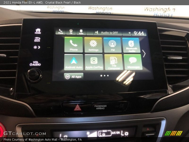 Crystal Black Pearl / Black 2021 Honda Pilot EX-L AWD