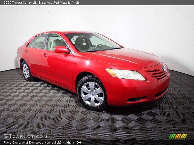 Barcelona Red Metallic / Ash 2009 Toyota Camry LE