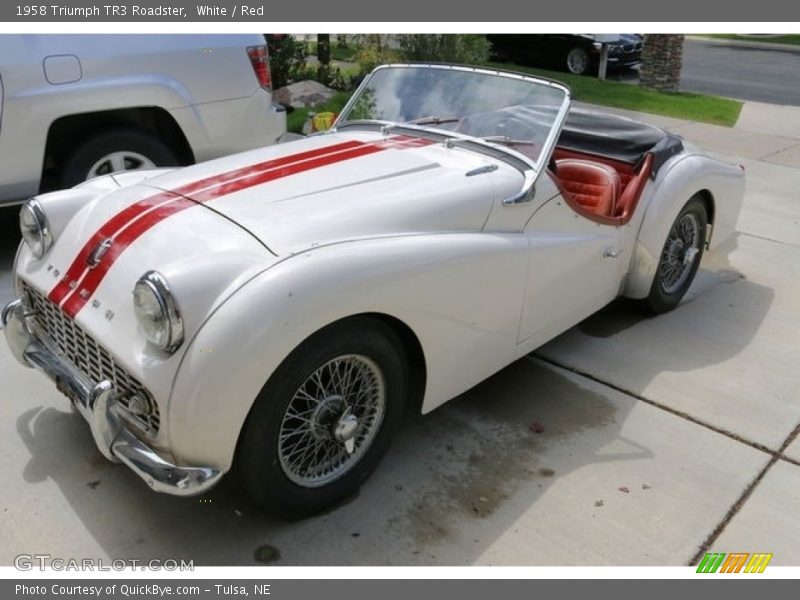  1958 TR3 Roadster White