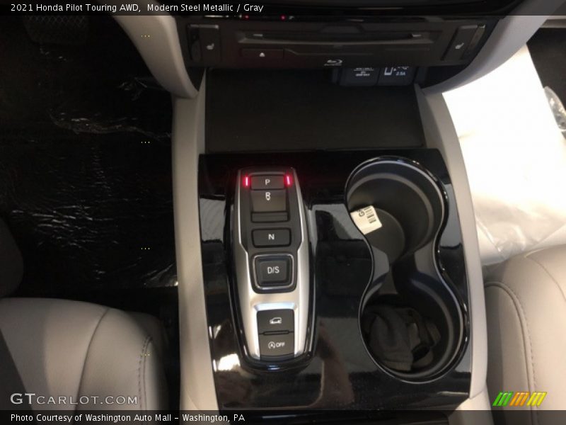 Modern Steel Metallic / Gray 2021 Honda Pilot Touring AWD