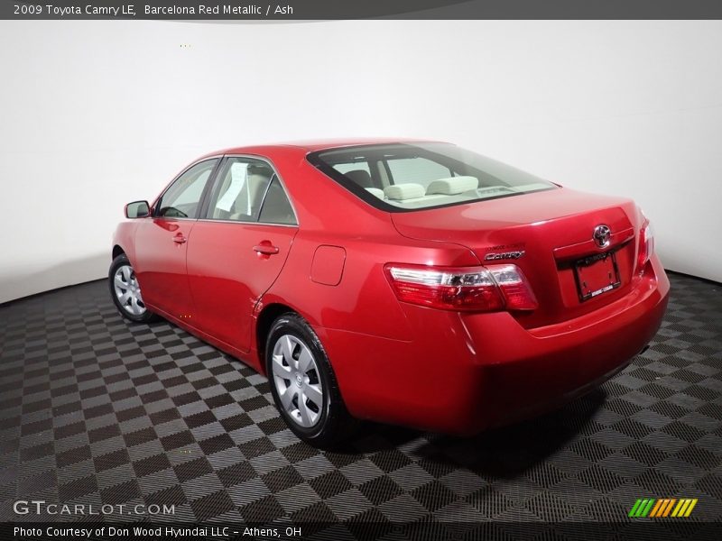 Barcelona Red Metallic / Ash 2009 Toyota Camry LE