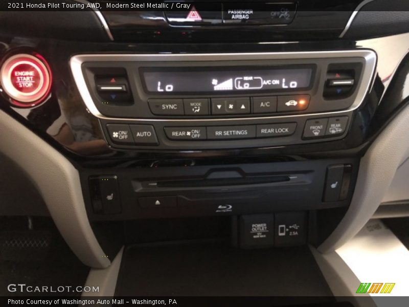 Modern Steel Metallic / Gray 2021 Honda Pilot Touring AWD