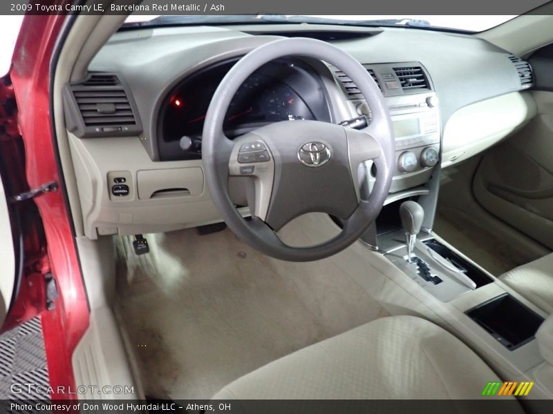 Barcelona Red Metallic / Ash 2009 Toyota Camry LE