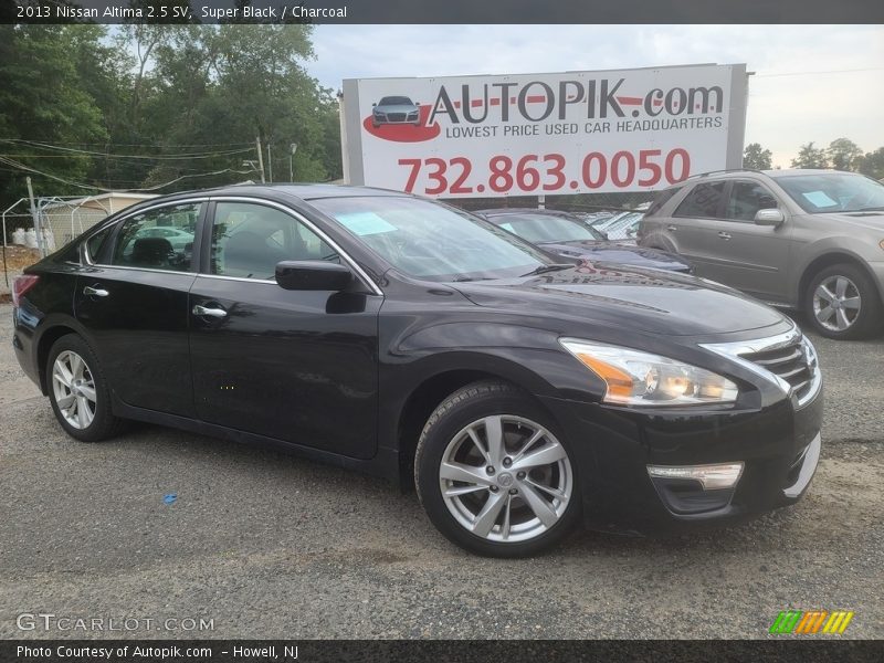 Super Black / Charcoal 2013 Nissan Altima 2.5 SV