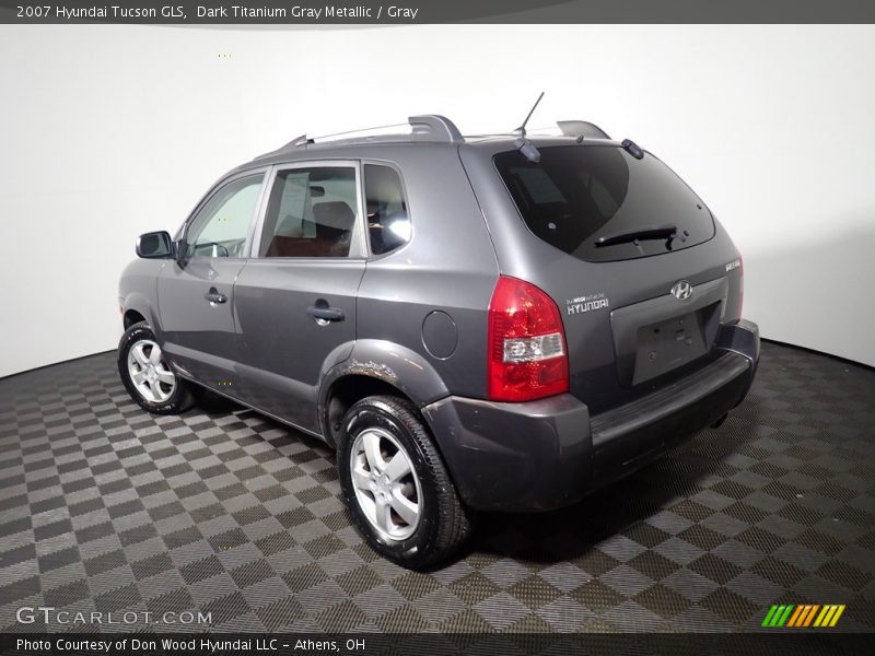 Dark Titanium Gray Metallic / Gray 2007 Hyundai Tucson GLS