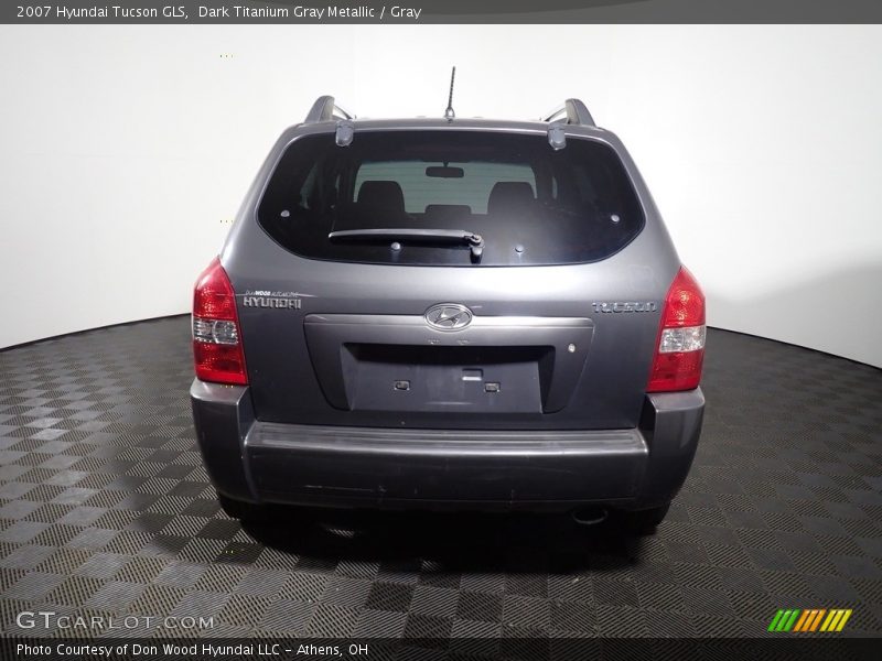 Dark Titanium Gray Metallic / Gray 2007 Hyundai Tucson GLS