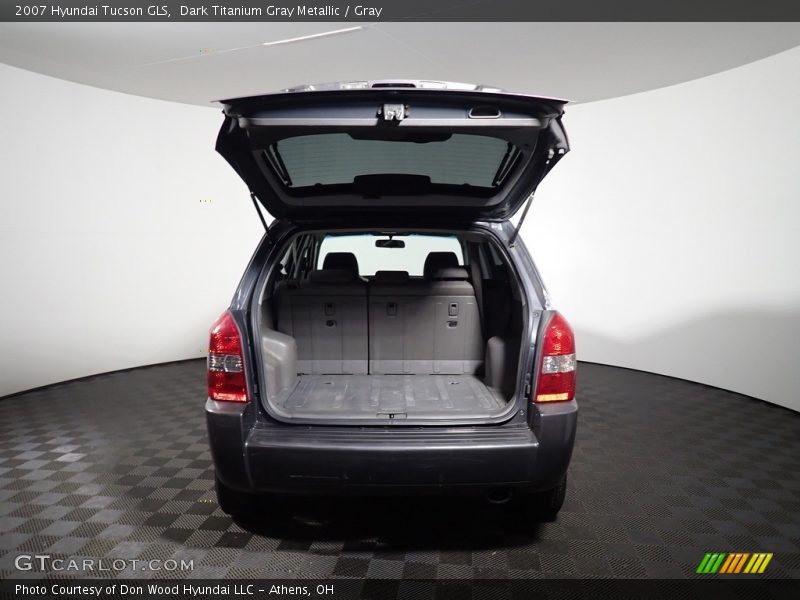 Dark Titanium Gray Metallic / Gray 2007 Hyundai Tucson GLS