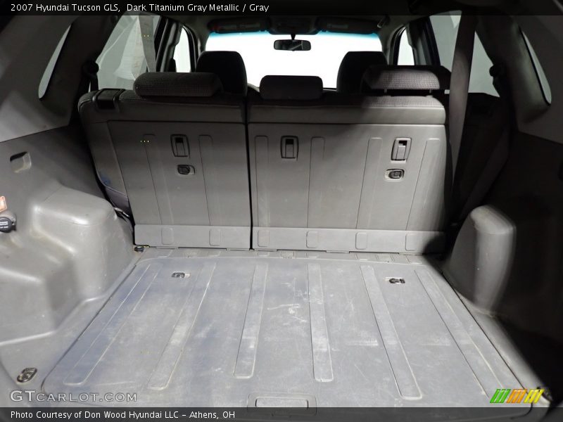 Dark Titanium Gray Metallic / Gray 2007 Hyundai Tucson GLS