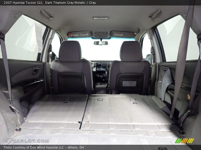 Dark Titanium Gray Metallic / Gray 2007 Hyundai Tucson GLS