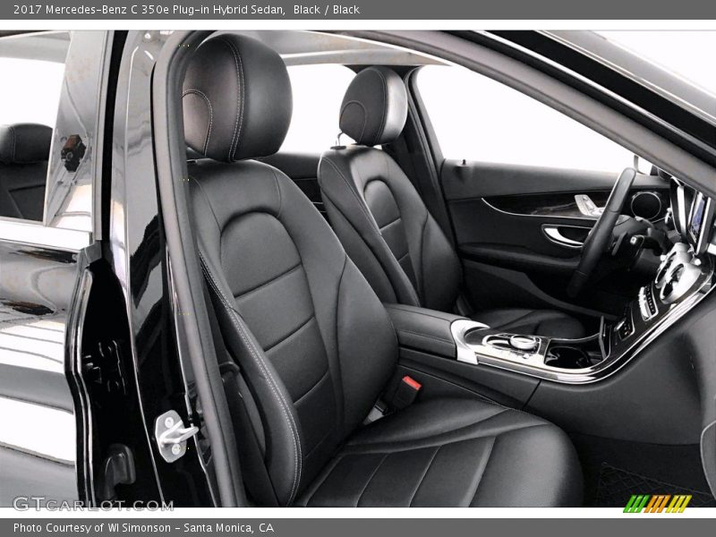 Black / Black 2017 Mercedes-Benz C 350e Plug-in Hybrid Sedan