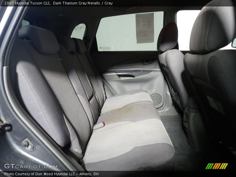 Dark Titanium Gray Metallic / Gray 2007 Hyundai Tucson GLS