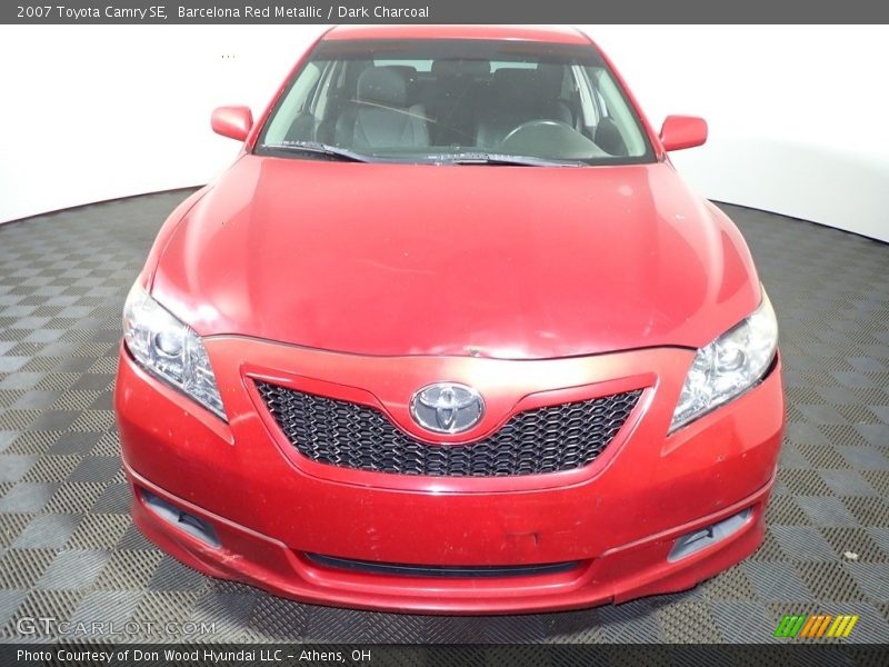 Barcelona Red Metallic / Dark Charcoal 2007 Toyota Camry SE