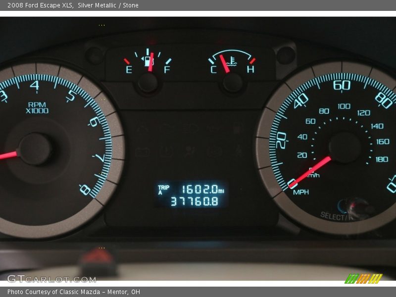 Silver Metallic / Stone 2008 Ford Escape XLS