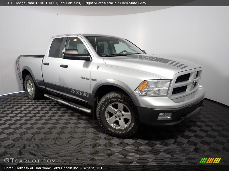 Bright Silver Metallic / Dark Slate Gray 2010 Dodge Ram 1500 TRX4 Quad Cab 4x4