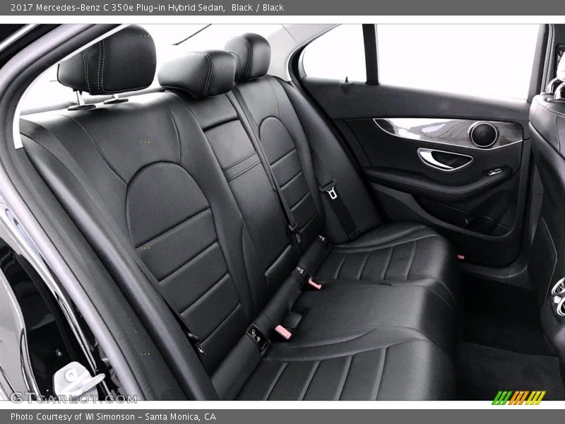Black / Black 2017 Mercedes-Benz C 350e Plug-in Hybrid Sedan